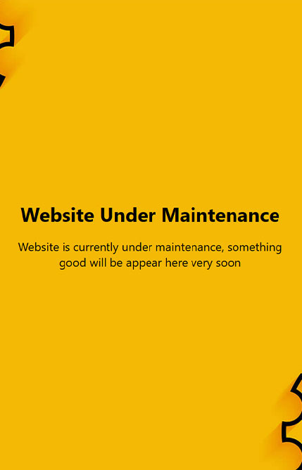 Page de maintenance