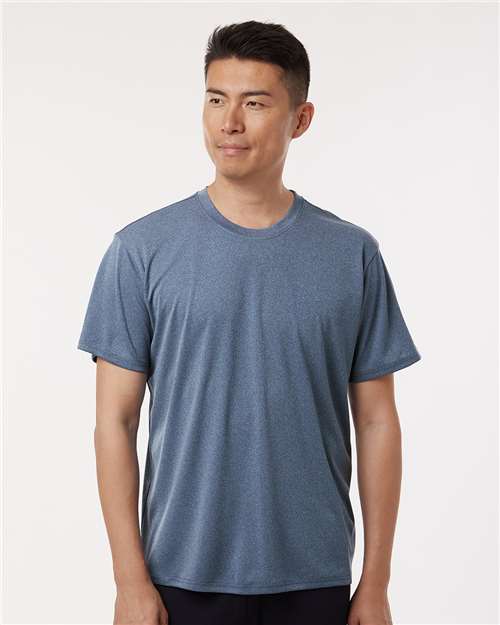Heather Navy - On Model Front