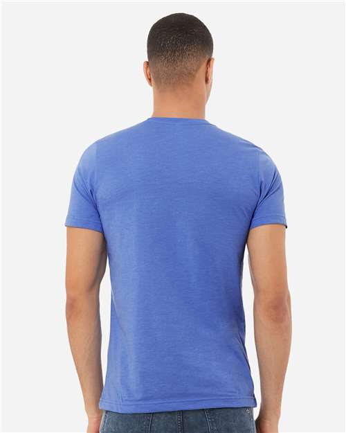 Heather Columbia Blue - On Model Back
