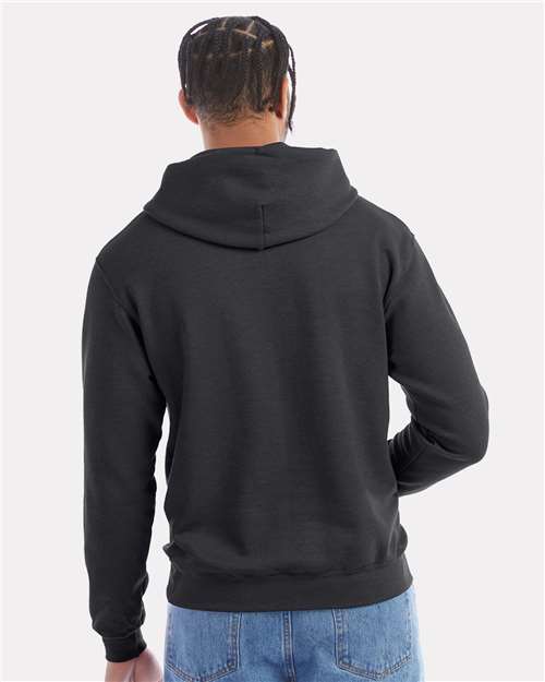 Charcoal Heather - On Model Back