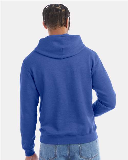 Royal Blue Heather - On Model Back