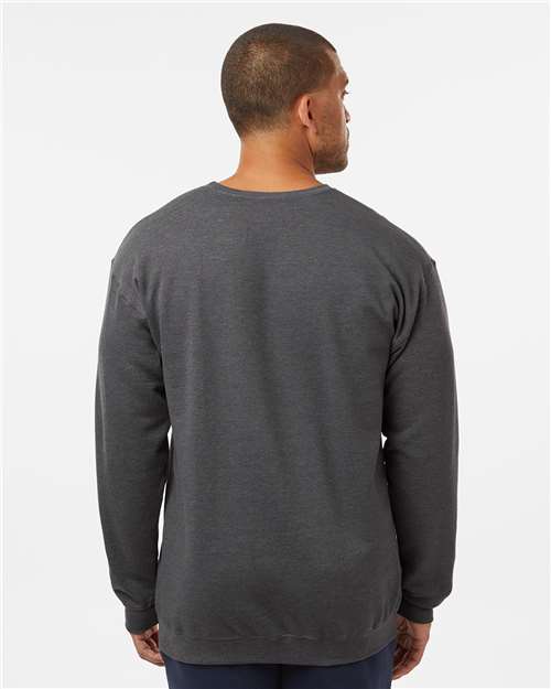 Heather Charcoal - On Model Back