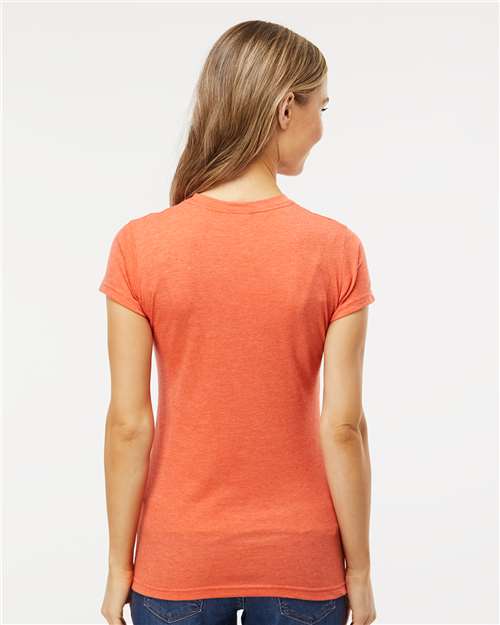 Heather Orange - On Model Back