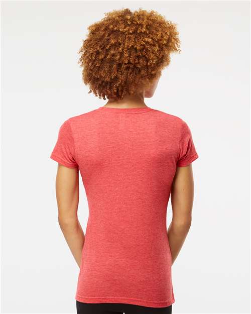 Heather Red - On Model Back
