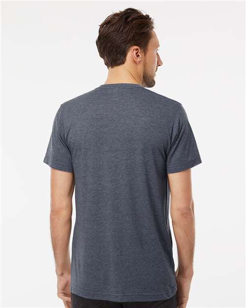 Heather Navy - On Model Back