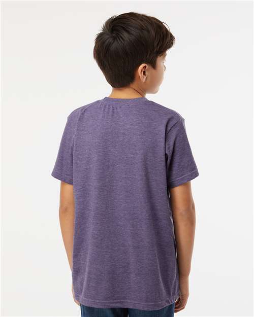 Heather Purple - On Model Back