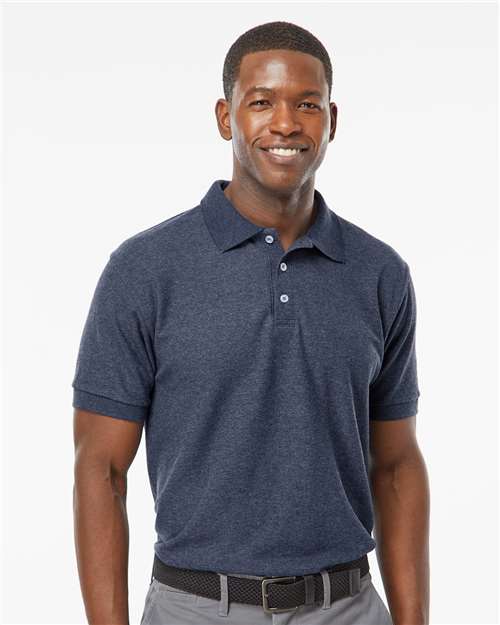 Heather Navy - On Model Front
