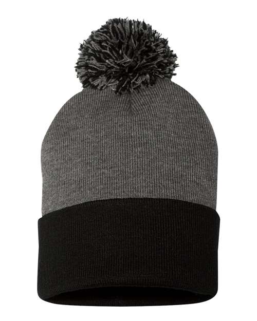 Dark Heather Grey/ Black - Front