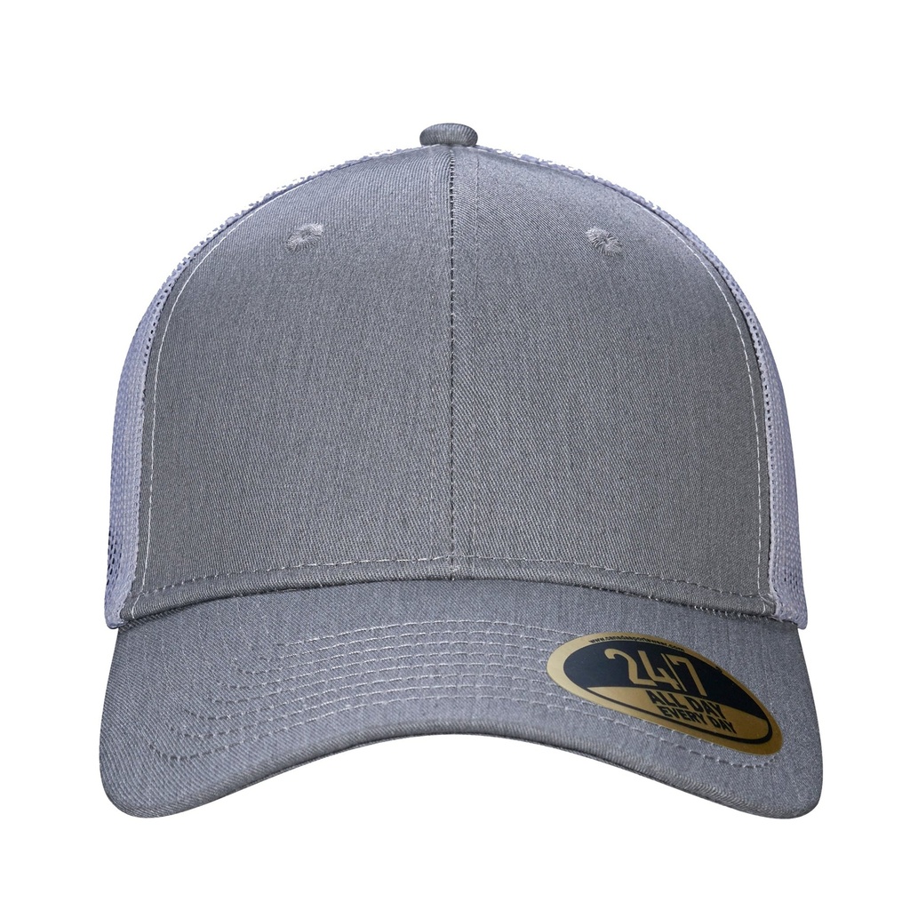 Grey Heather/White - Front Image