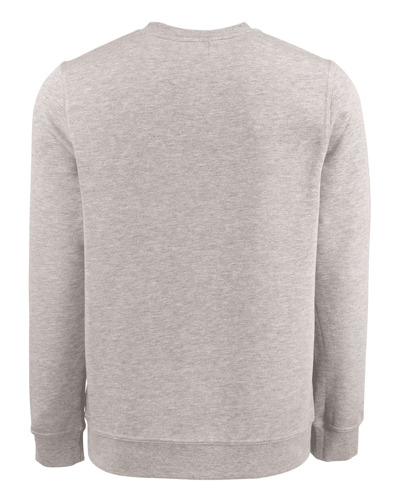 Grey Melange - On Model Back Image