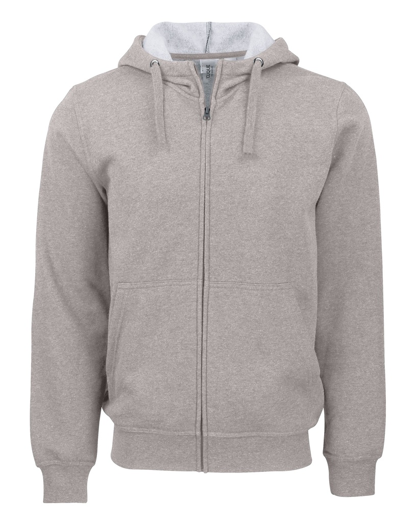 Grey Melange - On Model Front Image