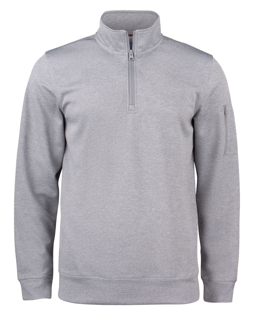 Grey Melange - On Model Front Image