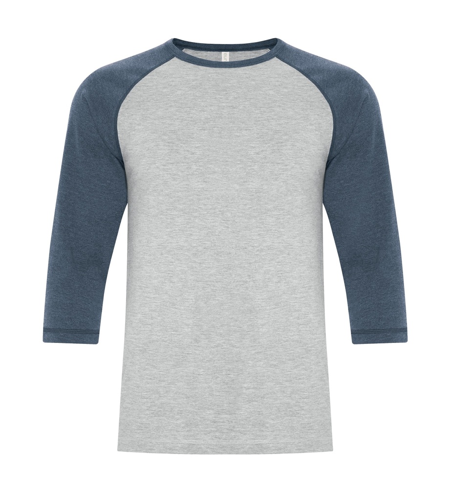 Athletic Grey*/Navy Heather** - Front Image