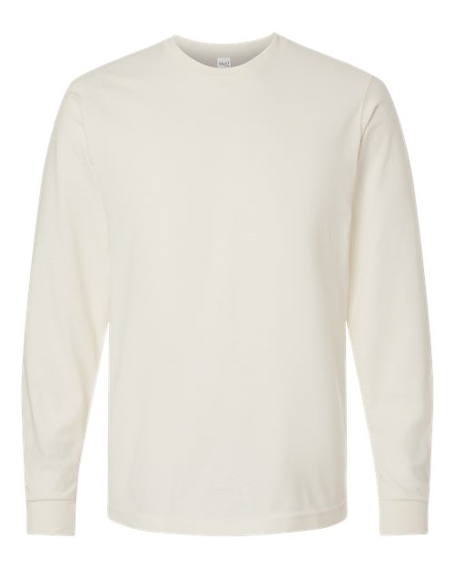 M&O Tee-shirt unisexe à manches longues en jersey fin