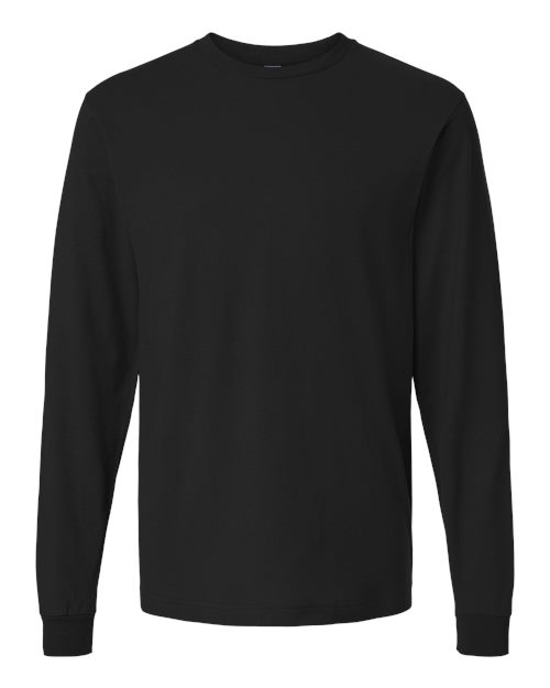 M&O Tee-shirt unisexe à manches longues en jersey fin