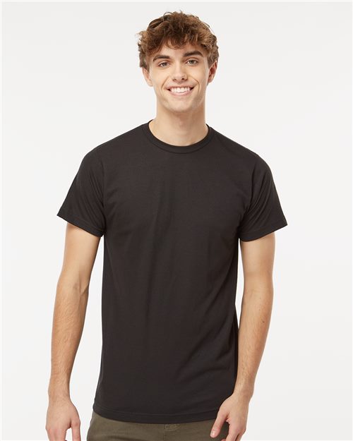 M&O T-shirt Deluxe en mélange de coton