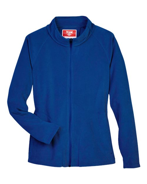 Team 365 Veste en micropolaire à fermeture à glissière complète Campus pour femmes