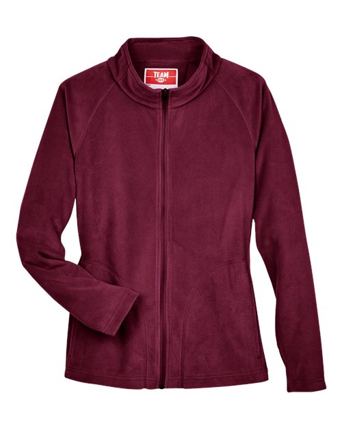 Team 365 Veste en micropolaire à fermeture à glissière complète Campus pour femmes