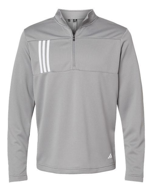 Adidas Chandail 3 bandes et glissière un quart