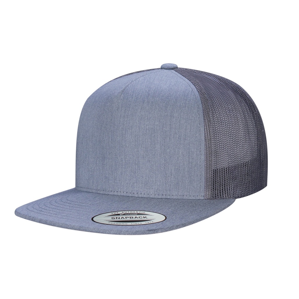 CSW 24/7 5 Panel Flat Peak Snap Back Trucker Cap