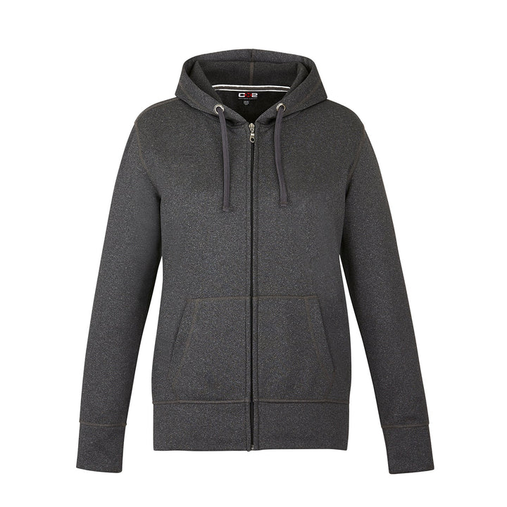 CX2 Ladies Polyester Full-Zip Hooded Sweatshirt