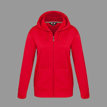 CX2 Ladies Polyester Full-Zip Hooded Sweatshirt