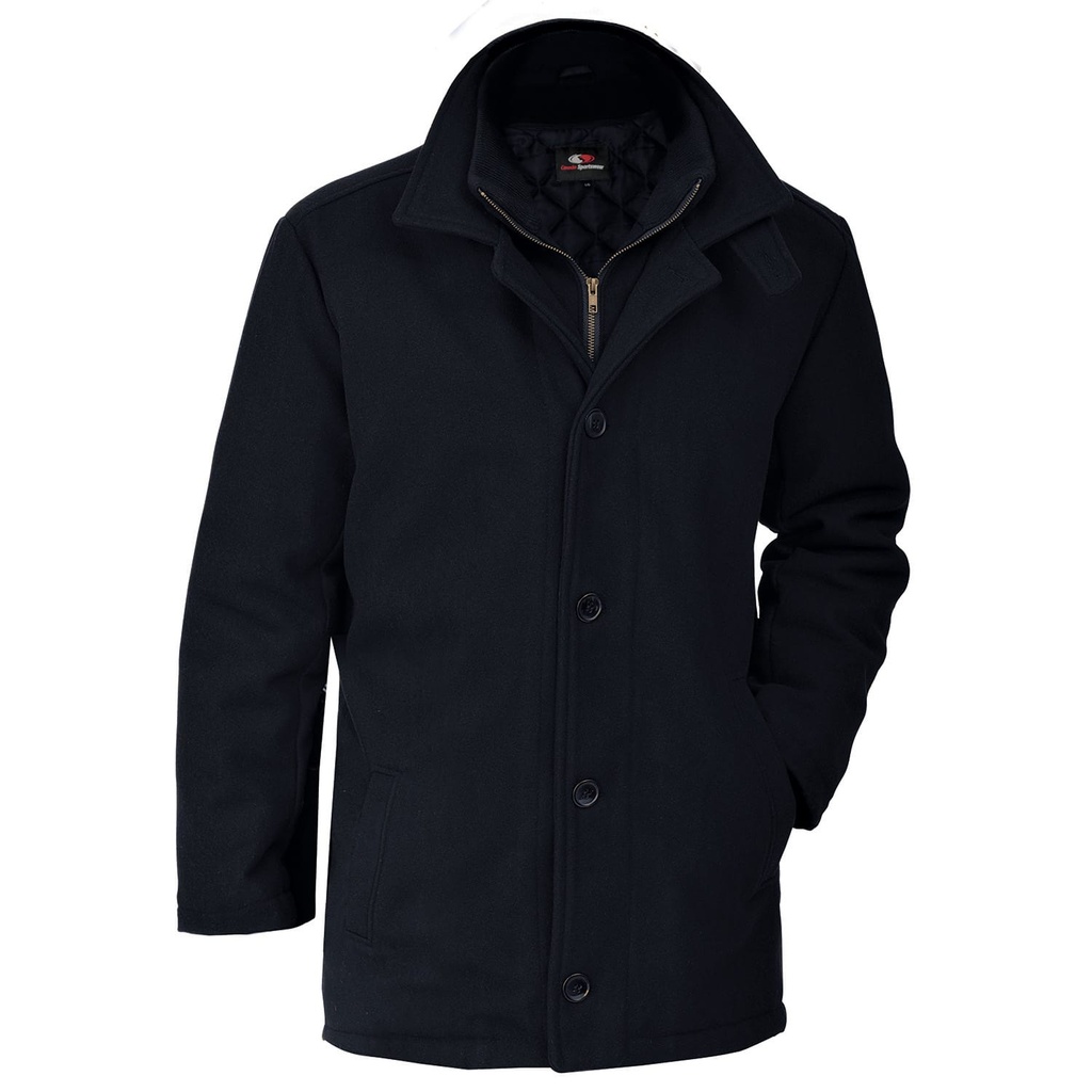 Canada Sportswear Men's Melton Insulated Peacoat