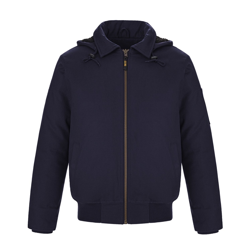 CX2 Adult Cotton Canvas Bomber Jacket w/ Detachable Hood