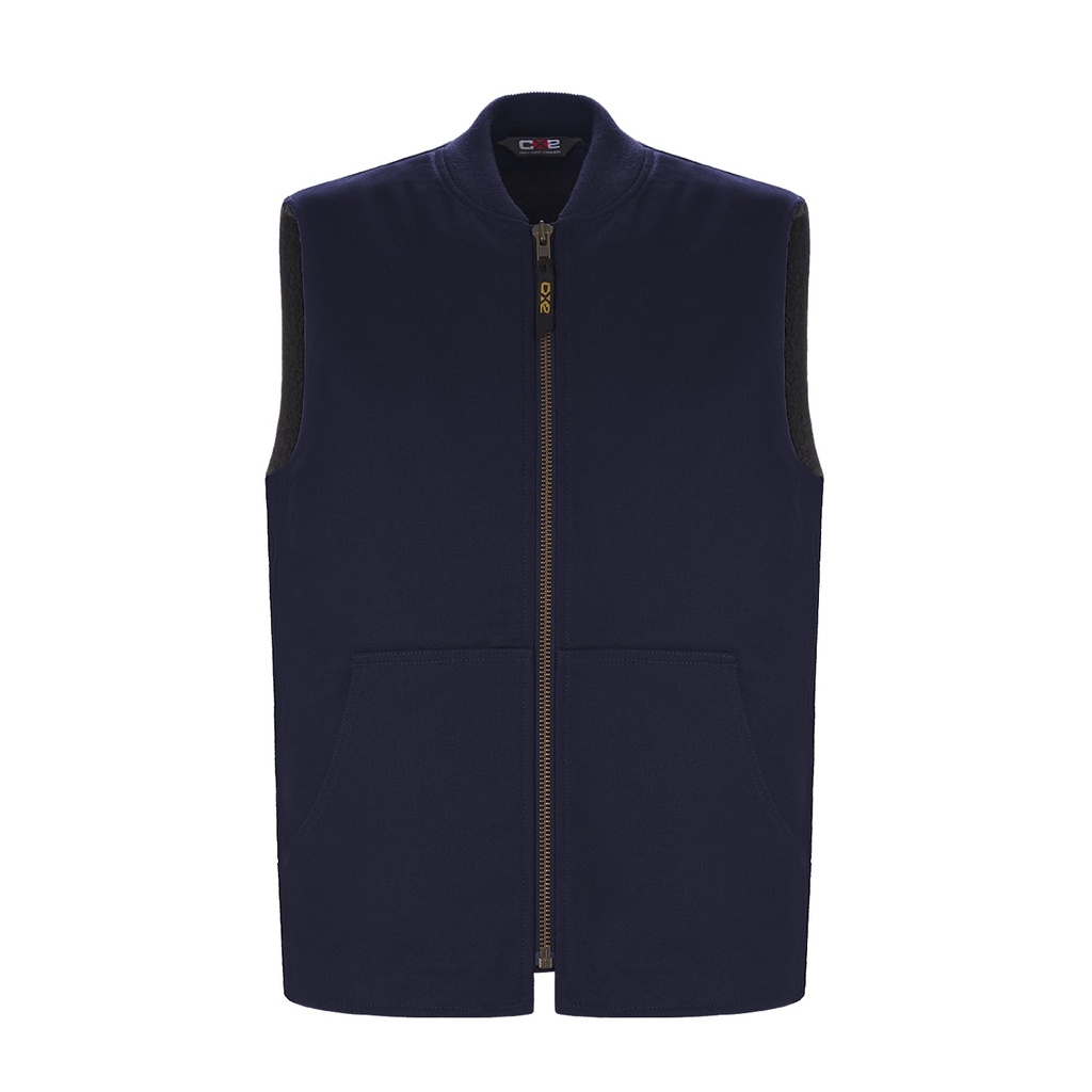 CX2 Adult Cotton Canvas Vest w/ Sherpa Lining