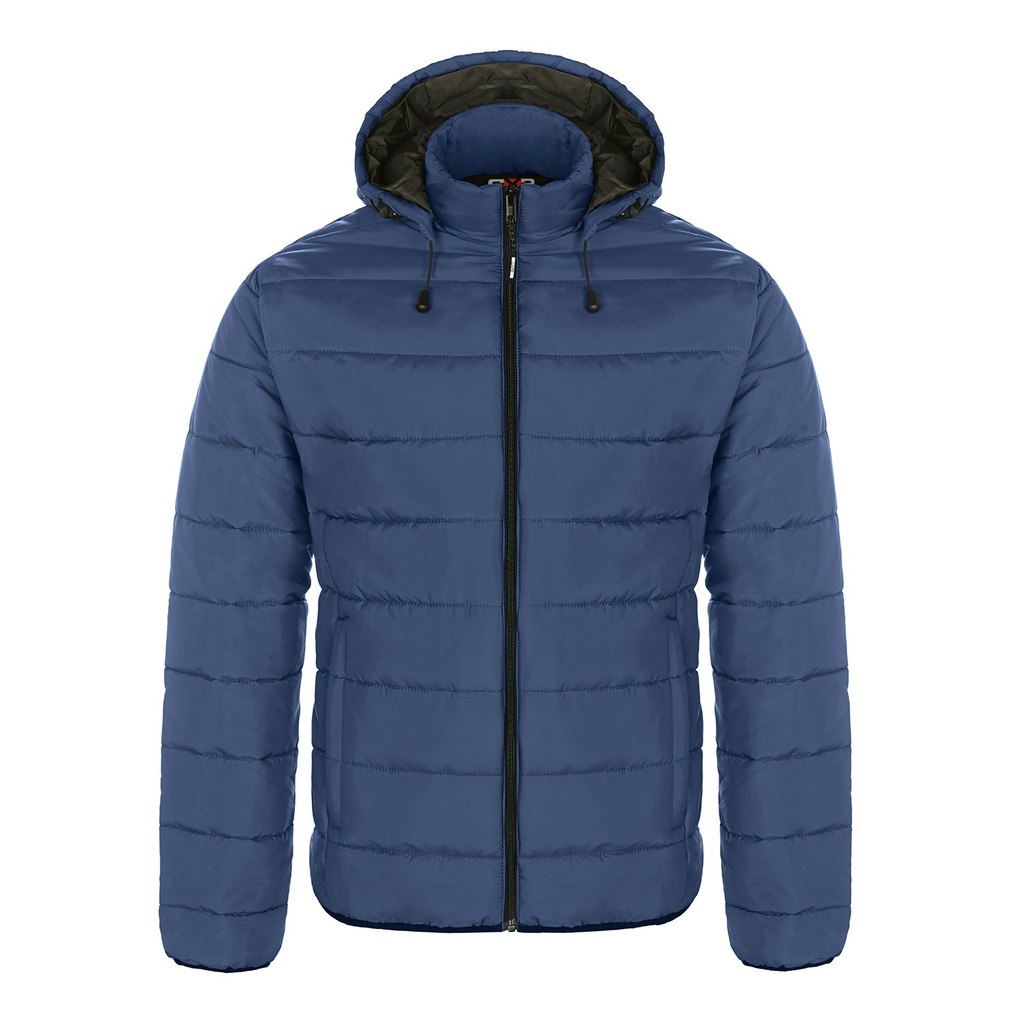 CX2 Men's Puffy Jacket With Detachable Hood
