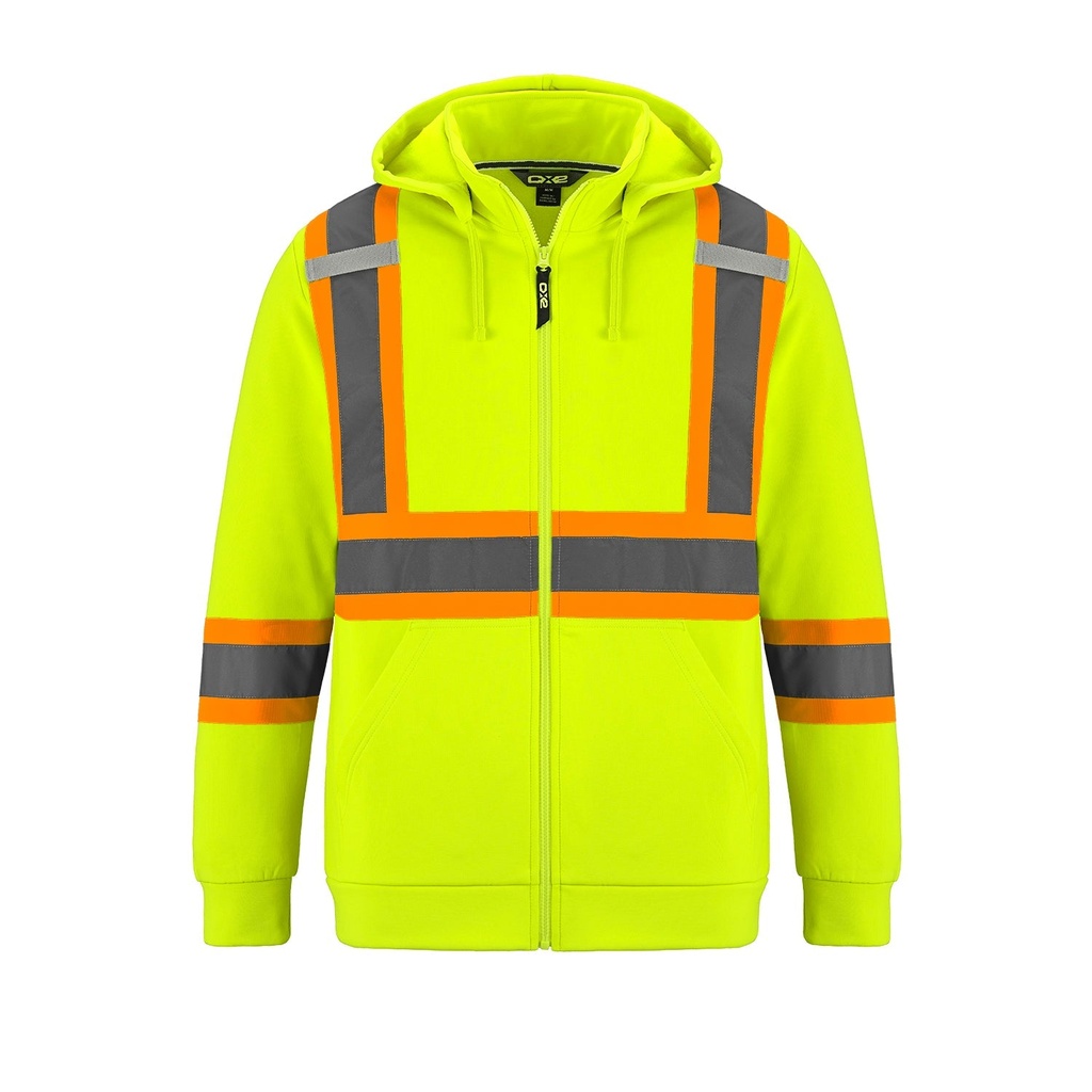 CX2 HiVis Hi-Vis Polyester Full Zip Hodie