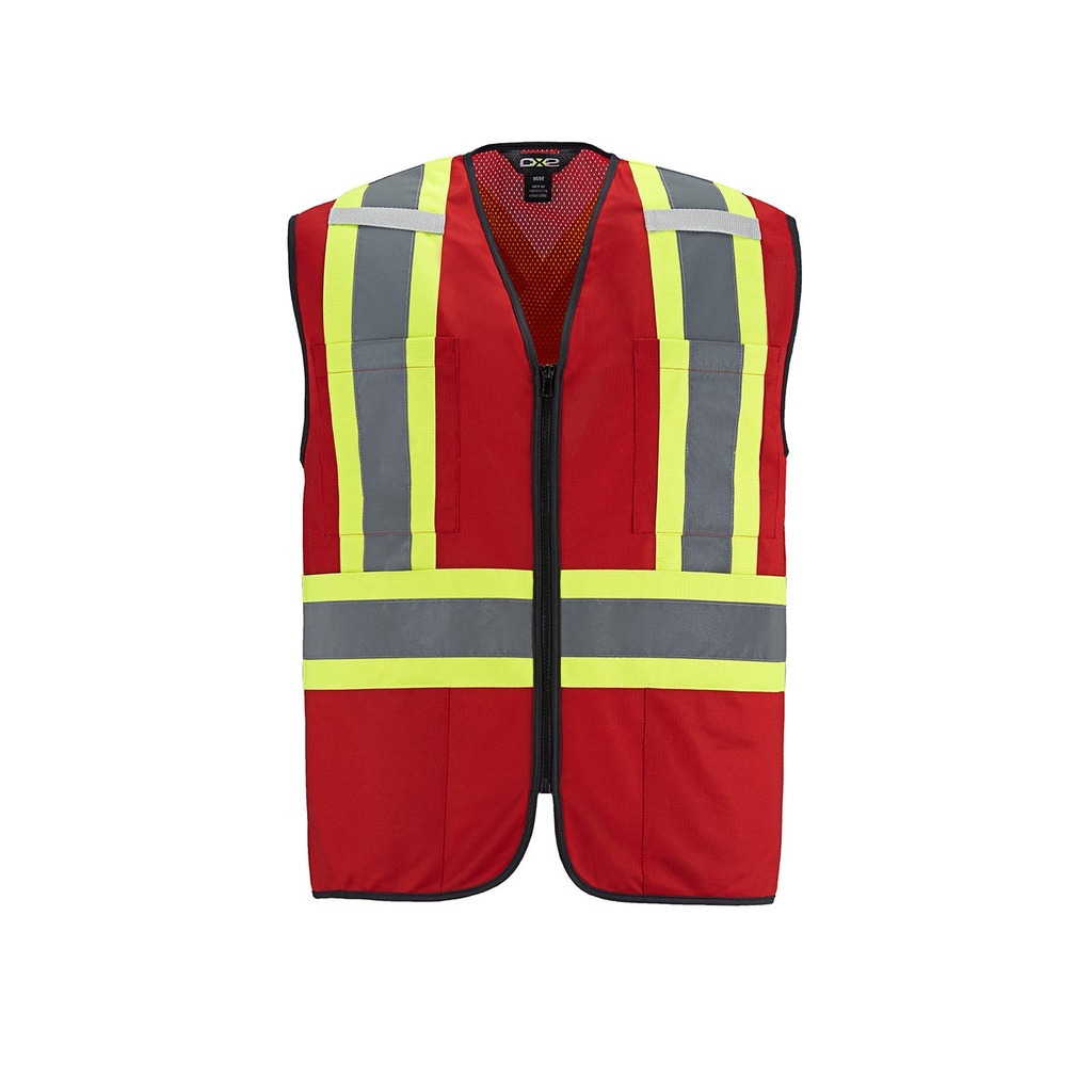 CX2 HiVis Hi-Vis Zipper Front Vest