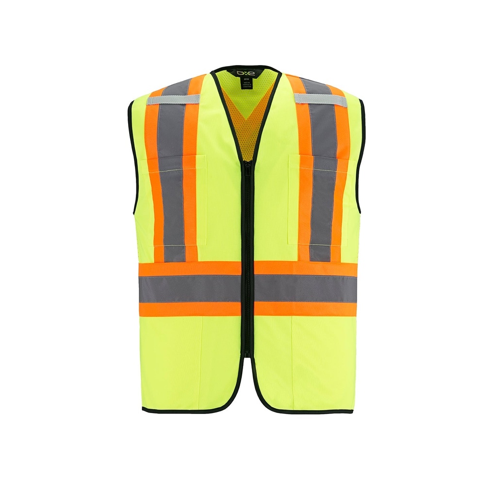 CX2 HiVis Hi-Vis Zipper Front Vest