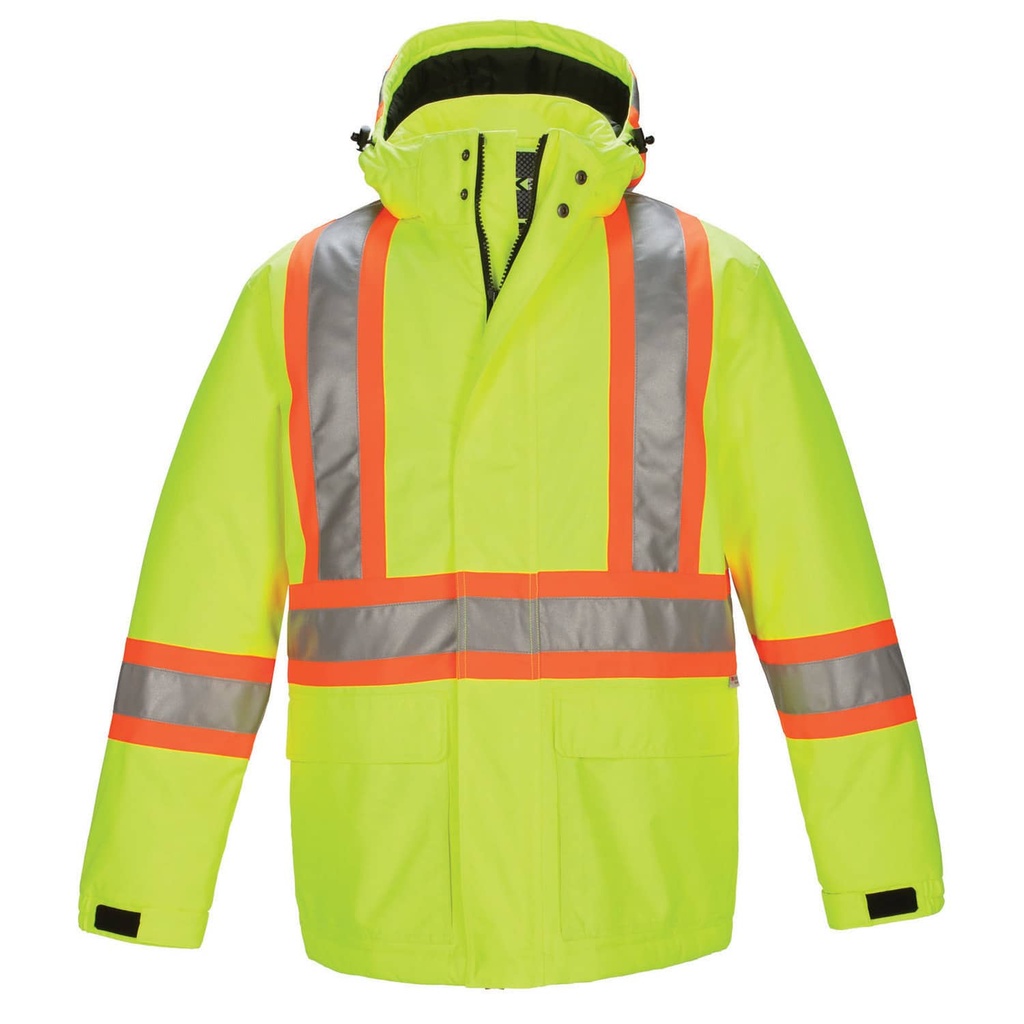 CX2 HiVis Polyester Canvas Hi-Vis Parka
