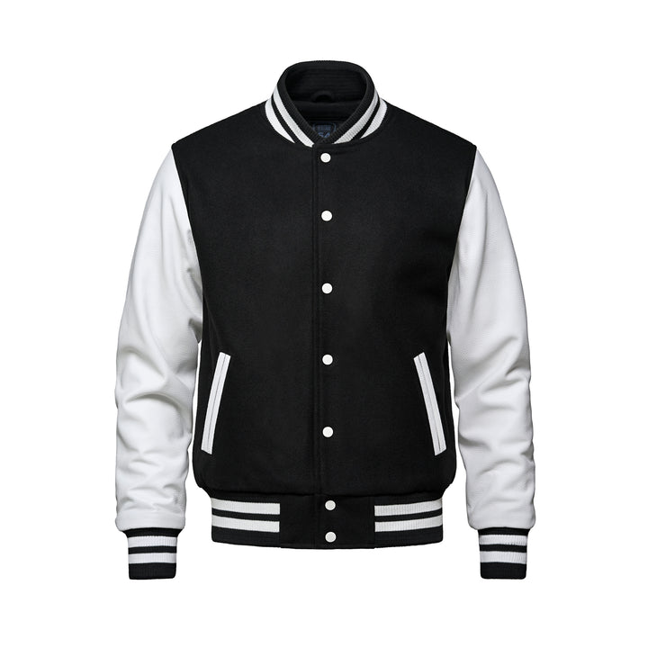 Heritage 54 Melton and Leather Varsity Jacket