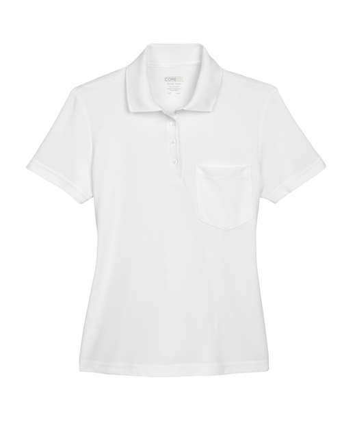 CORE365 Polo piqué avec poche Origin pour femmes