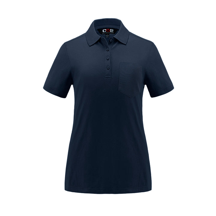 CX2 Ladies Pique Mesh Polo w/ Pocket