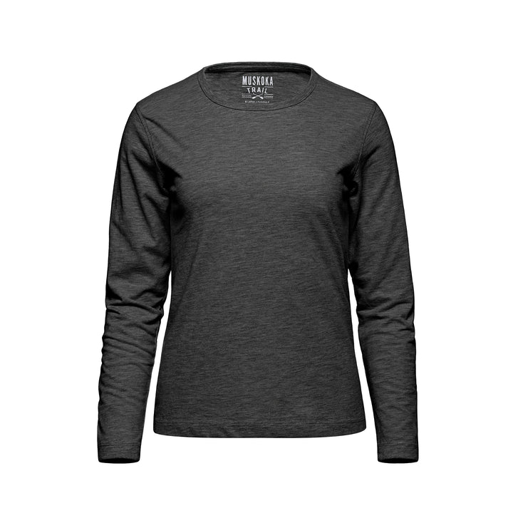 Muskoka Trail Cotton-Poly Long Sleeve Crewneck T-Shirt