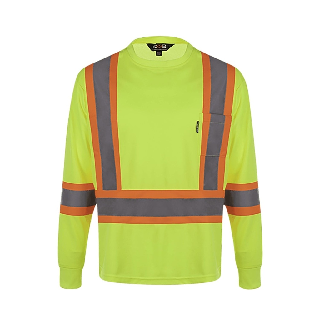 CX2 Hi-Vis Safety Long Sleeve Shirt