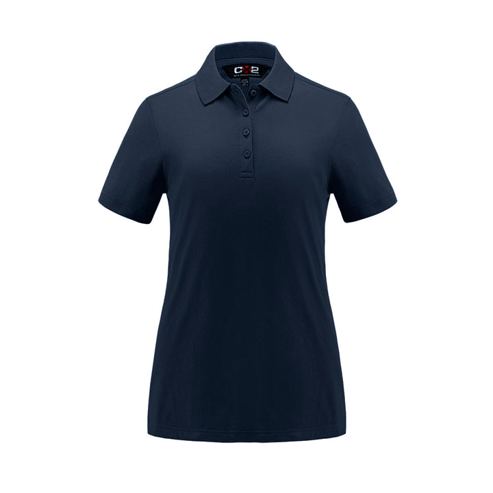 CX2 LadiesCotton-Poly-Spandex Pique Polo