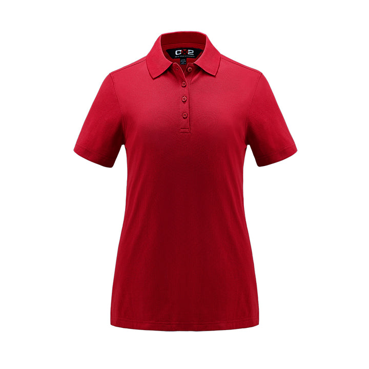 CX2 LadiesCotton-Poly-Spandex Pique Polo