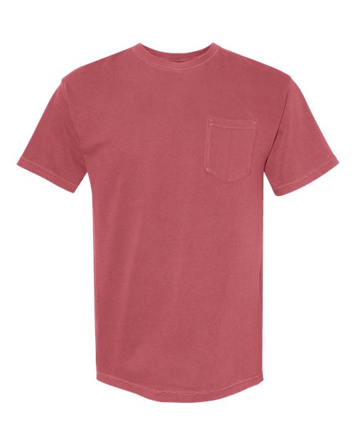 Comfort Colors T-shirt épais à poche teinté en pièce