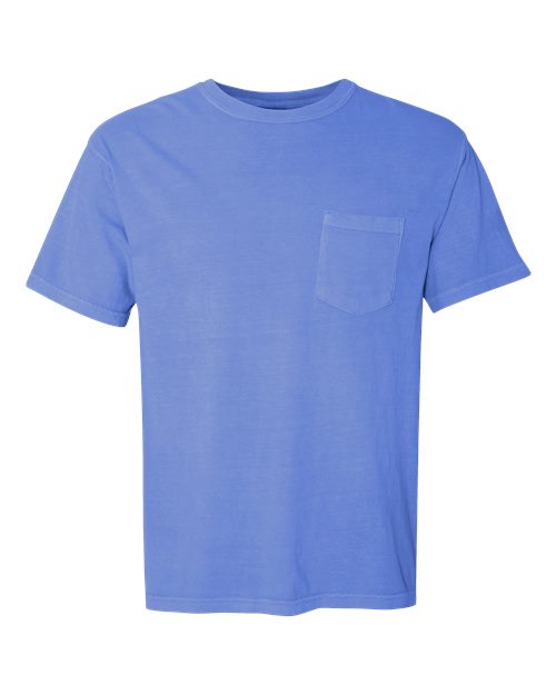 Comfort Colors T-shirt épais à poche teinté en pièce