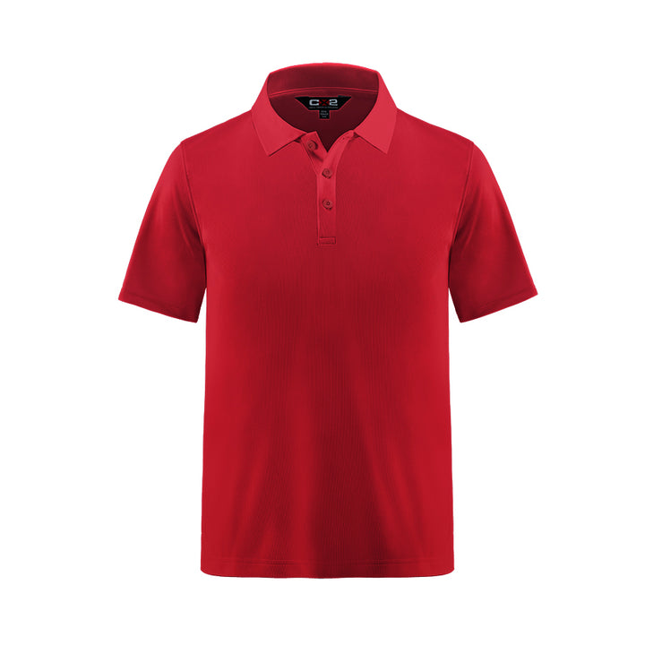 CX2 Men'sCotton-Poly-Spandex Pique Polo