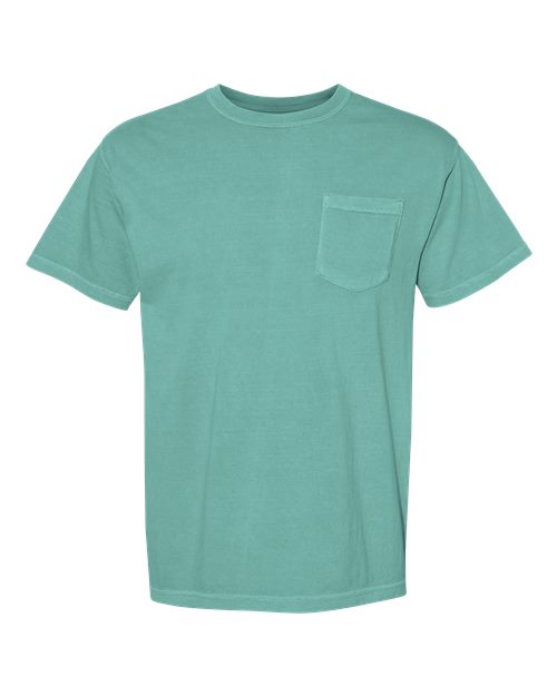 Comfort Colors T-shirt épais à poche teinté en pièce