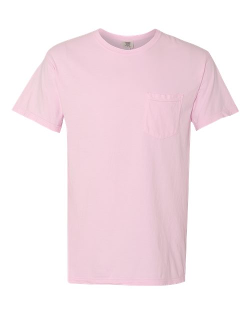 Comfort Colors T-shirt épais à poche teinté en pièce