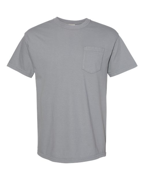 Comfort Colors T-shirt épais à poche teinté en pièce