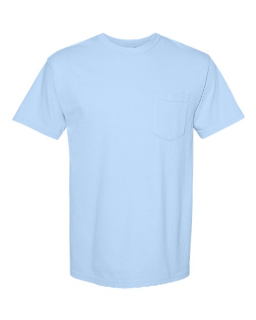 Comfort Colors T-shirt épais à poche teinté en pièce