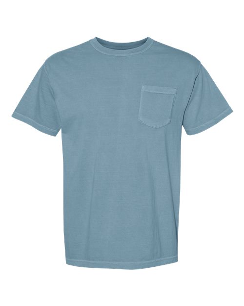 Comfort Colors T-shirt épais à poche teinté en pièce