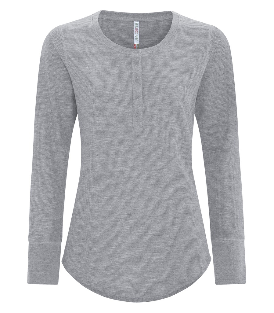ATCᴹᶜ ESACTIVEᴹᴰ ATCᴹᶜ ESACTIVEᴹᴰ HENLEY À MANCHES LONGUES VINTAGE THERMAL POUR FEMMES